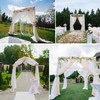 MEKOTRIN Wedding Arch Draping Fabric, 1 Panel 28" x20ft Chiffon