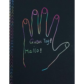 NewtonTech Scratch Art Paper Notebook/Pad, PACK of 2, 10.2"X7.5",16K，Rainbow Scratch Paper Note for Kids, as Educational Toys, Gift Choice for Birthday, Holidays, Christmas, New Year