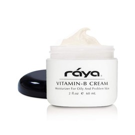RAYA Vitamin-B Cream (300) | Very Light, Hightly Effective, and Moisturizing Facial Day Cream for Oily, Break-Out, and Problem Skin | Controls Oil Overproduction | Great for Teens