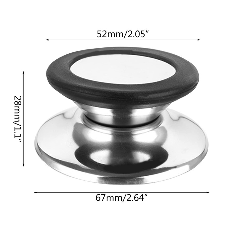 kobeIeen Lid Top Replacement Knob Silicone Handle Lid Holding Handles