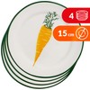 Lashuma Colourful Ceramic Plate, Small, Serving Plate Set for 4