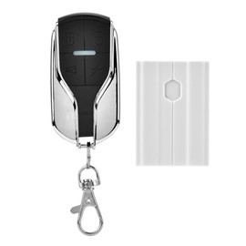 Learning Code Wireless Controller (Metal 4-Button Alarm Button Remote Control)