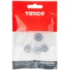 TIMCO TSC16PCP Threaded Screw Caps Solid Brass Polished Chrome -