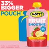 Mott’s Fruit Smoothies Strawberry Banana, 4.2 oz clear pouches, 4