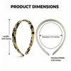 2 Pack Headbands for Women Tortoise Shell Hair Band Acetate