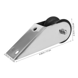 BESPORTBLE Boat Trailer Front Roller Stainless Steel Anchor Bracket Rope Guide Bow Anchor Setting for Yachts