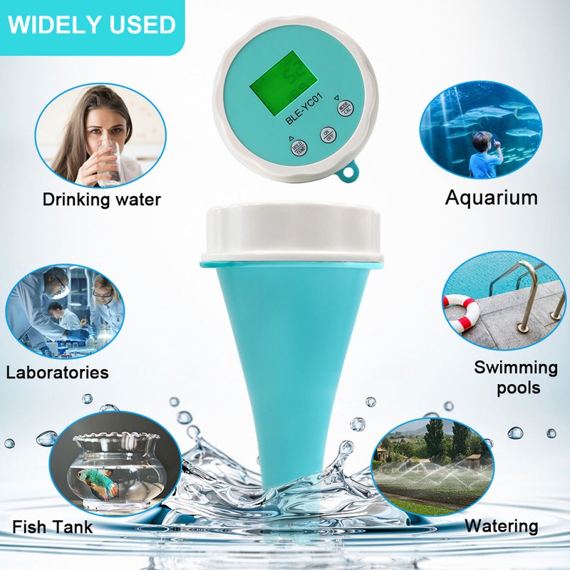 6 in 1 Bluetooth Water Quality Tester PH ORP EC