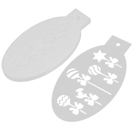 Operitacx Christmas Stencils for Face Painting Reusable Hollow-Out Stencils Art Paint Stencils for Boys and