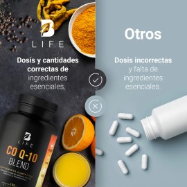 Co Q 10 De 180 Cápsulas Con Coenzima, Co Q 10 Complex B Life