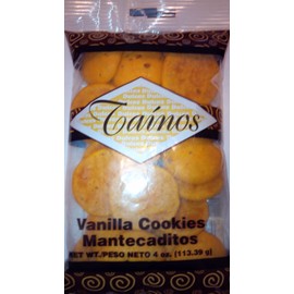 1 Pack of Tainos Vanilla Cookies (Mantecaditos)
