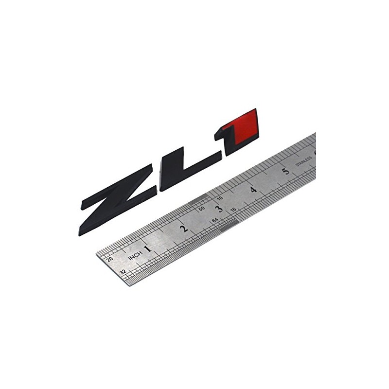 Aimoll ZL1 Camaro Emblem 3D Badge Letter Rear Side (2pcs