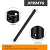 DPXMYG 16 inch Ceiling Fan Downrod with Extension Cord, Black
