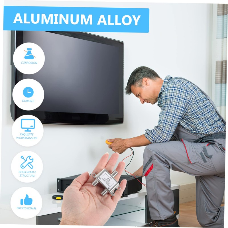 OSALADI Cable Splitter for Tv and Satellite Splitter for Dual