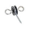 VOSS.farming Electric Fence Round, Rotatable Gate Handle Insulators; Pack of