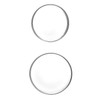 QWORK Glass Petri Dish Petri Plates with Lid, Thicken, 60mm