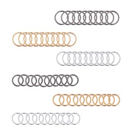 Yudisho 60 False Nose Rings，Lip Septum Ring,Tragus Hoop Earring，Cartilage Earring，Non Pierced Clip on Closure Round，Men's and Women's Nose Ring，Bendable