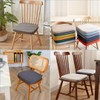 FIOVIP Chair Cushions with Removable Straps Washable, Double Non-Slip Highly