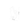 KalaMitica Magnetic Hook, ABS Resin, Red Colour, 7 x 5,1