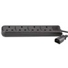 PRO ELEC PEL01206 IEC C14 Plug to 4-Gang mains Extension