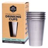 Ever Eco Stainless Steel Drinking Cups, 4 Pack
