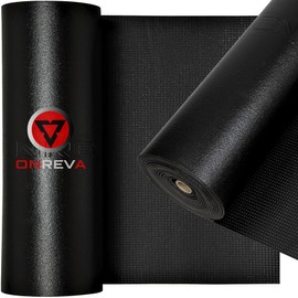 ONREVA Tool Box Liner 24 inch Wide x 12 ft Large, Thick Heavy Duty Toolbox Drawer Liners, Rolling Tool Chest Foam Mat, Shelf Rubber Mat, Black Non-Slip Organizer Pad for Cabinet, Workbench