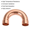 MECCANIXITY 180 Degree Return Bend Copper Fitting Welded Elbow Connection,