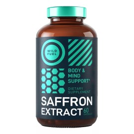 Wild Fuel Suplemento Azafrán 88.5mg 60 Cápsulas Antioxidante Hecho Usa Sabor S/n