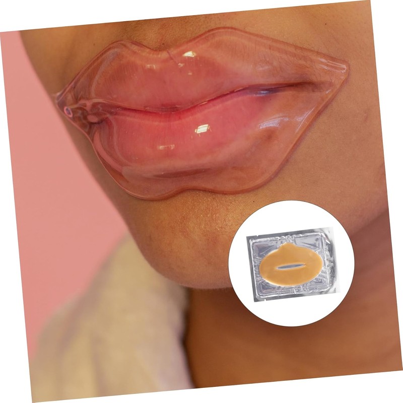 25 Piezas Mascarilla Labial de Gel Hidratante para Labios Secos