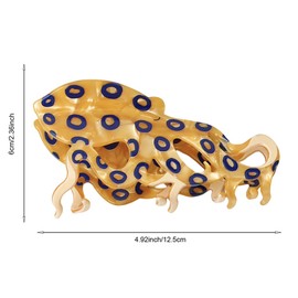 Hair Clips Novelty Cute Blue Ringed Octopus