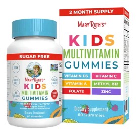 Multivitamínico Para Niños 60 Gomitas Vegano Mary Ruths                                                                                               