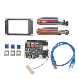 3D Printer Motherboard Kit Laser Engraver Control Board 32bit Wifi 3.5in Touch Screen Stepper Motor Driver 12‑24VDC