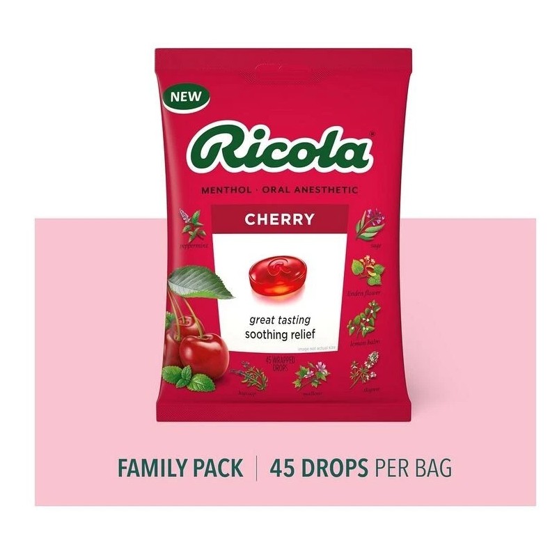 Ricola Original 115 Count Cough Drops and 45 Count Cherry