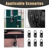Pack of 6 Combination Lock Padlock Weatherproof, 3 Digit Suitcase