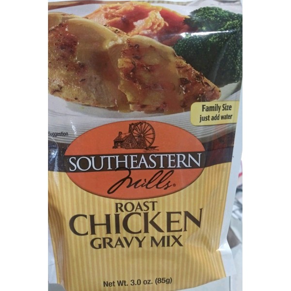 Southeastern Mills Chicken Gravy Roast Chicken Gravy Mix, 3 Ounce (Pack of 3)