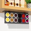 Wall Mounted Coffee Pod Holder Space Saving Under Counter Cabinet