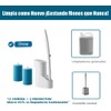 Cepillo Desechable para Inodoro LEIDSANY XI7N-mtsBG con 16 Recambios y