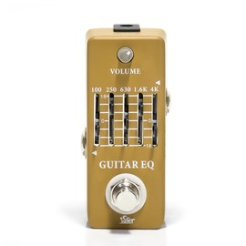 ISET Analog Guitar Equalizer Pedal Guitar EQ Pedal For Electric Guitar And Acoustic Guitar With True Bypass
