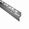 tktrading24 Shower Wall Wedge Profile Gradient Profile Walk-in Shower Brushed