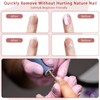 WLLHYF Nail Drill Bits, Ball Shape Nail Cleaner Professional Stainless