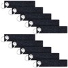 Nuenen Pack of 40 Felt Key Rings with Felt Pendant