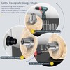 2 Inch Lathe Faceplate with Screw Alloy Steel Woodworking Chuck