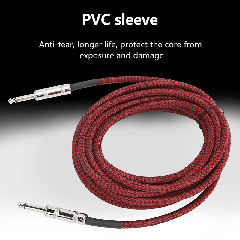 JORINDO 6.35mm Guitar Cable Low Noise Musical Instrument Amp Cord