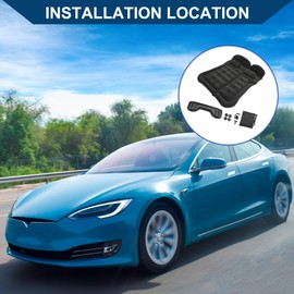 Hihaha SUV Air Mattress Bed/for Car/PVC, Flocking / 1 Set Black