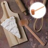 Luxshiny Meat Mallet Mini Wooden Hammer Mallet Pounding Meat Tenderizer