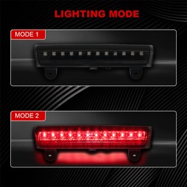 DimFlux Third Brake Light LED High Mount Stop Light Compatible with 2000-2006 Chevy Tahoe/Suburban/Yukon 3rd Brake Light 2001 2002 2003 2004 2005 clear third light（Smoked）