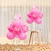YHL balloons 50pcs 12inches pink confetti balloons for Party Decorations