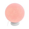 CREATIVECOTTON LED Handmade Floor Lamp with Cotton Shade (Pink, 25cm)