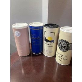 Avon LOT (4) AVON PERFUMED BODY TALC 75G FACETS-COTE D'AZUR-PEARLS &LACE-WILD COUNTRY