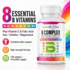Vitamin B Complex Tablets - 8 Essential B Vitamins &