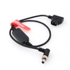 DRRI 12V Regulated D-Tap to Locking Right-Angle DC Cable for
